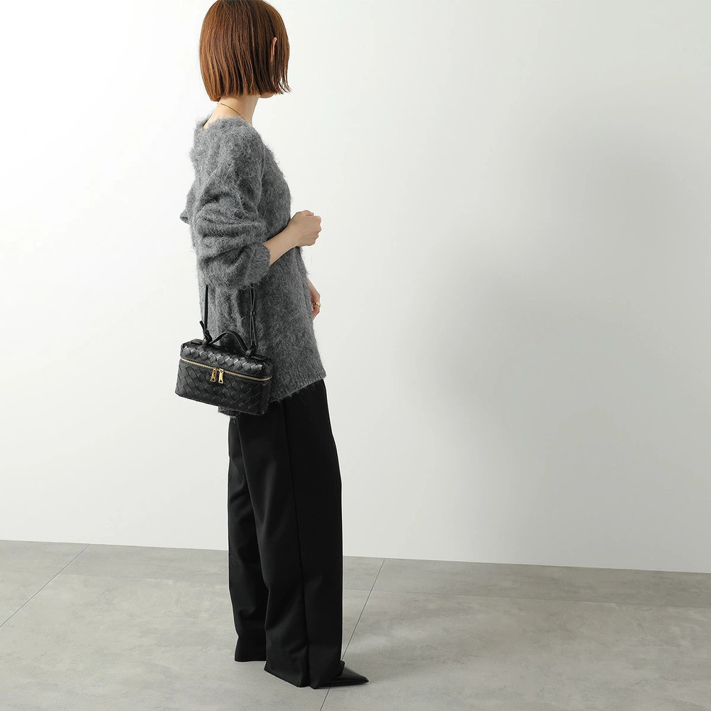 BOTTEGA VENETA Shoulder Bag Van Leather Intrecciato Vanity Case Handbag
